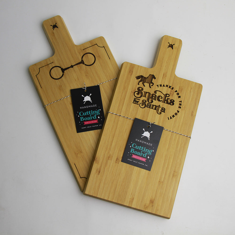 Snacks for Santa Bamboo Mini Charcuterie Board