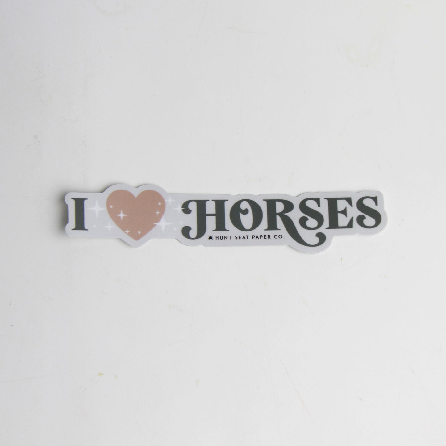 I Love Horses Sticker