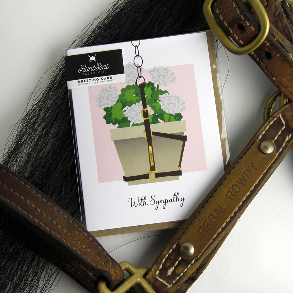 With Sympathy - Horse Grief Card