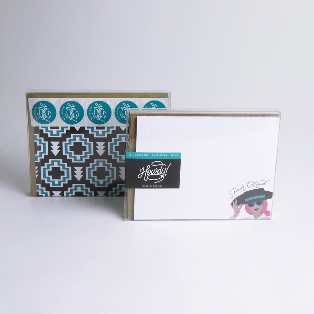 Much Obliged Notecards