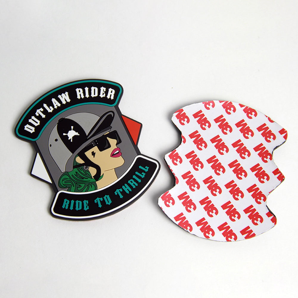 Outlaw Rider PVC Adhesive Patch - Hunt Seat Paper Co.