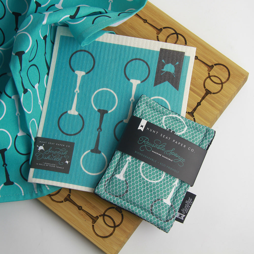 Snaffle Bit Swedish Dishcloth