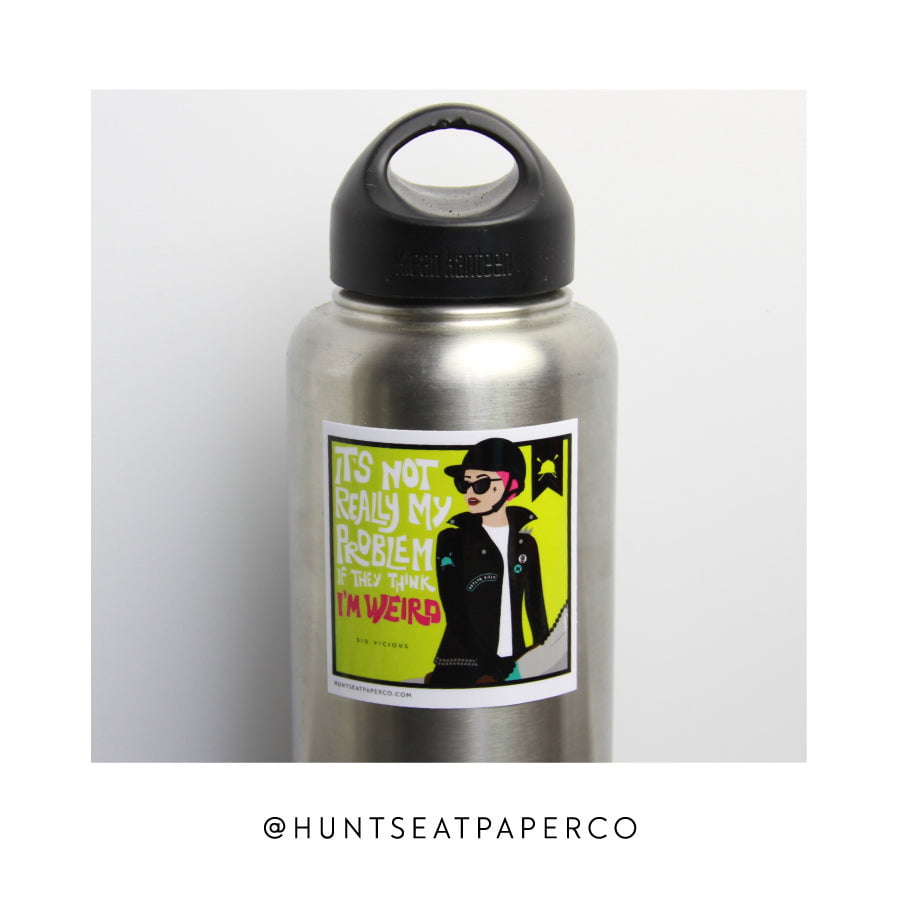 Weird Horse Girl Sticker - Hunt Seat Paper Co.