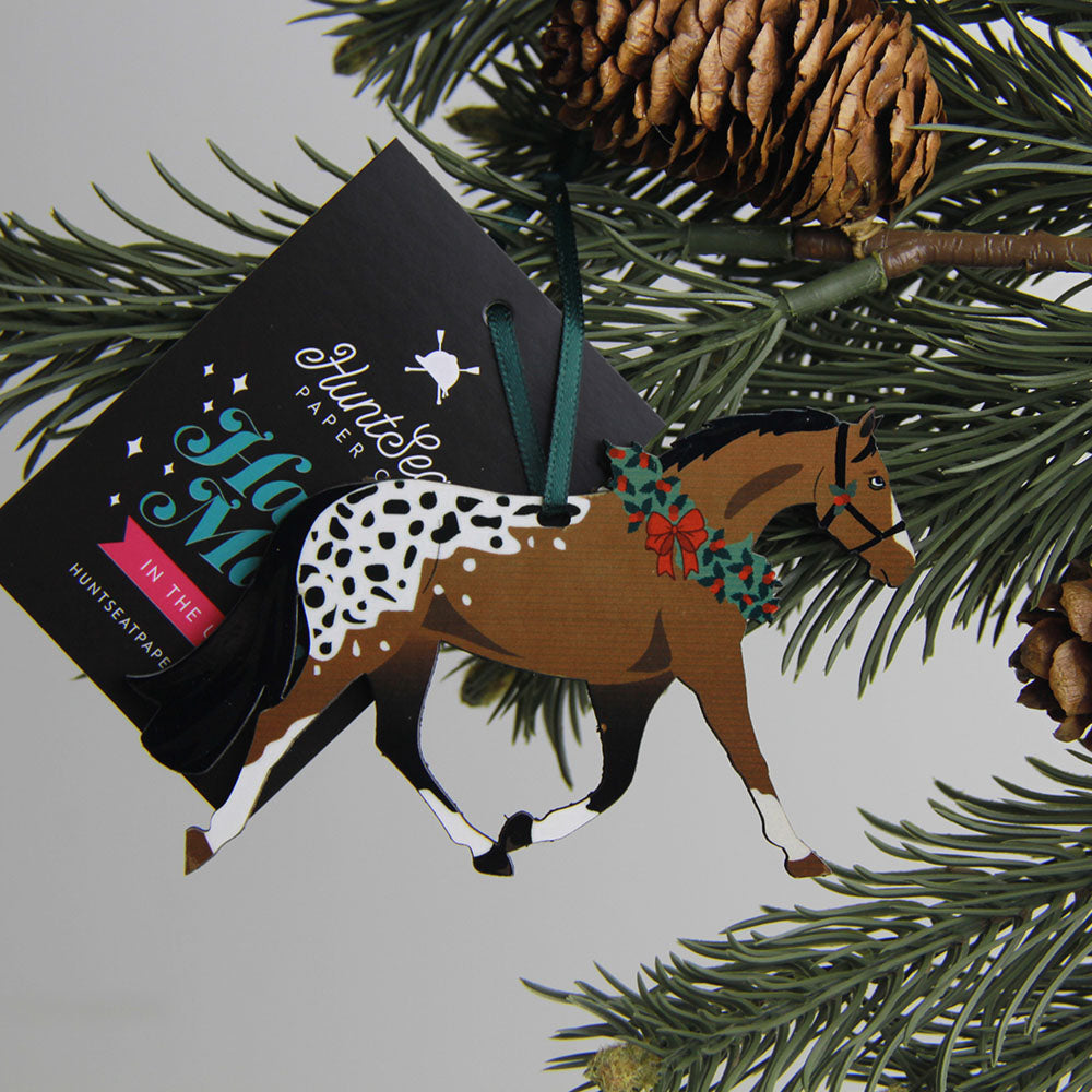 Bay Appaloosa Pony Ornament