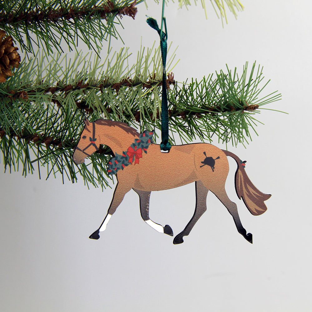 Chestnut Pony Ornament