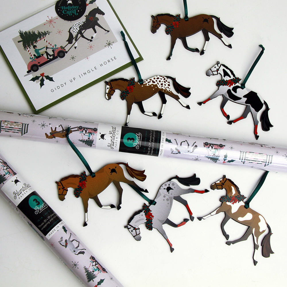 Holiday Horse Show Gift Wrap