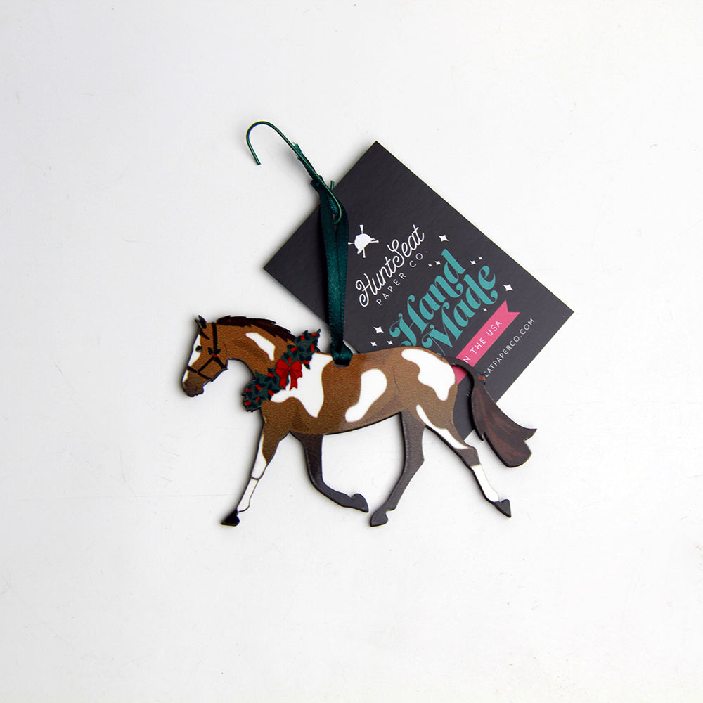 Pinto Pony Ornament