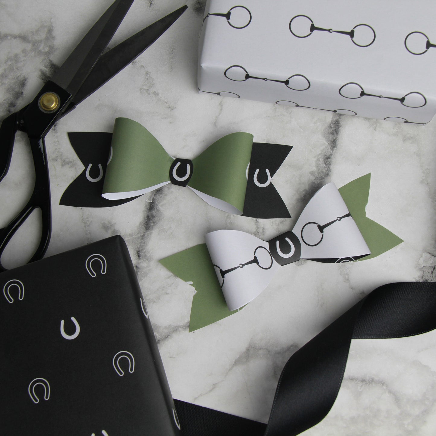 How to DIY Bows out of Gift Wrap ⚡ Free Printable Template