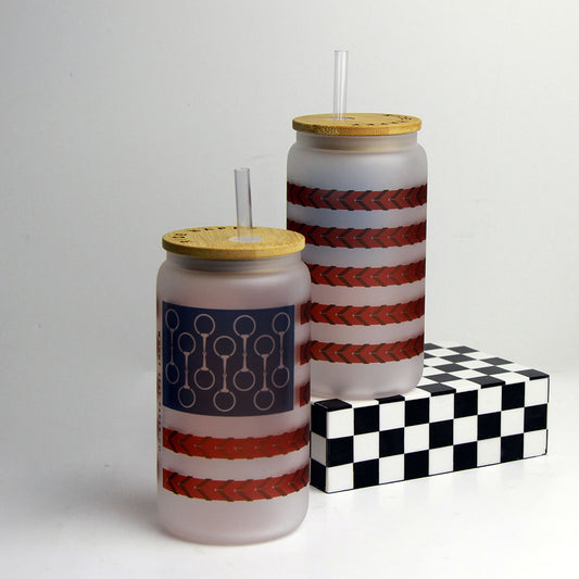 Team USA Tumbler with Bamboo Lid and Straw