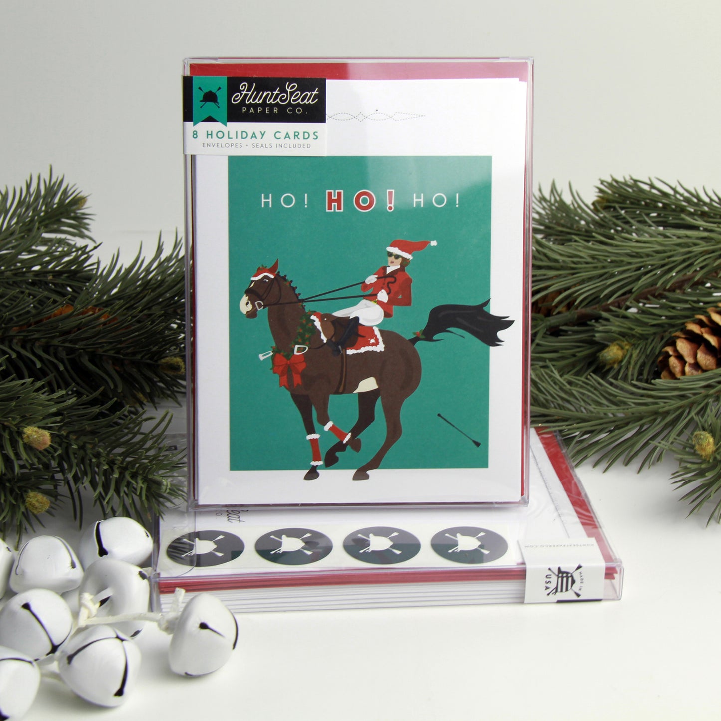 Ho! Ho! Ho! Equestrian Christmas Card