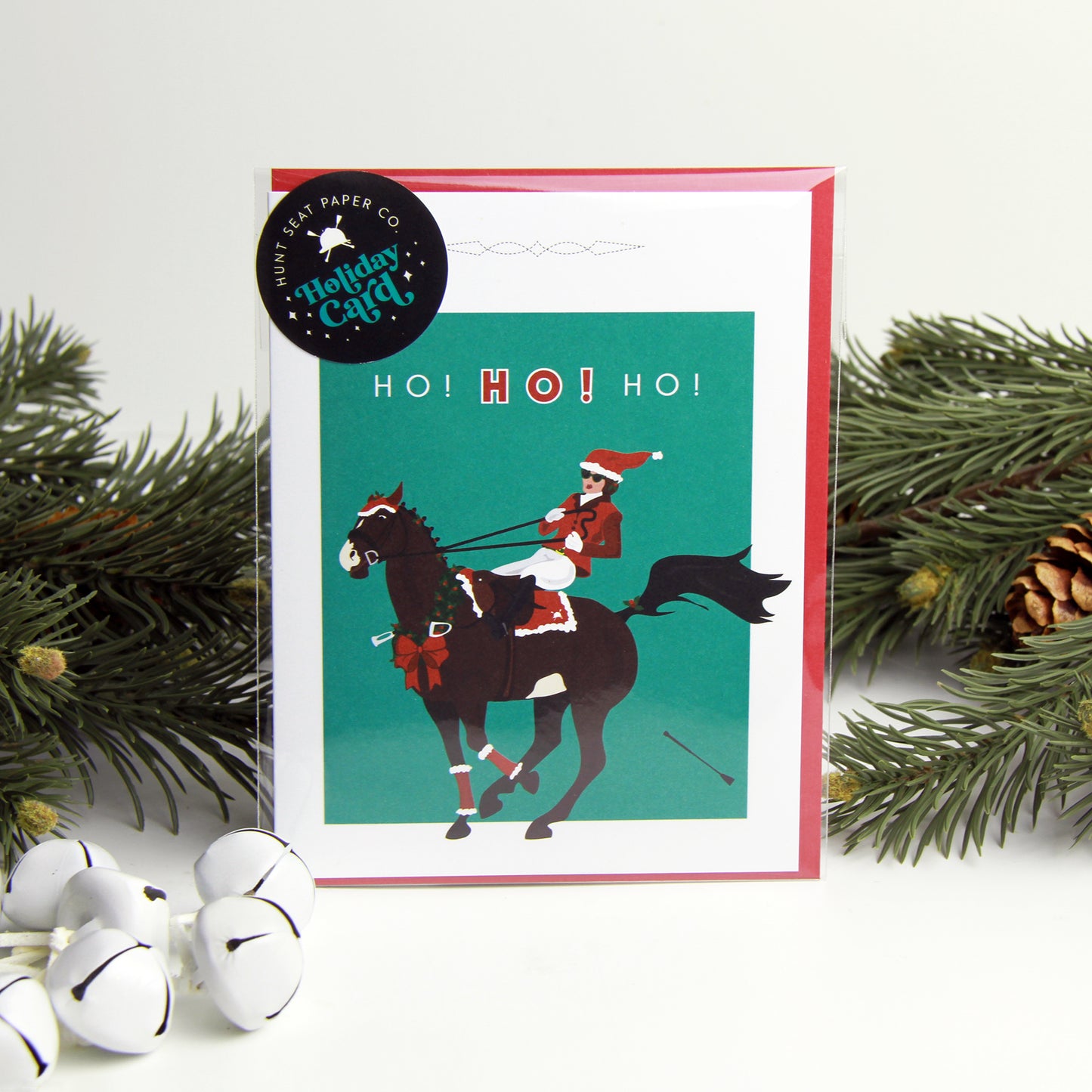 Ho! Ho! Ho! Equestrian Christmas Card